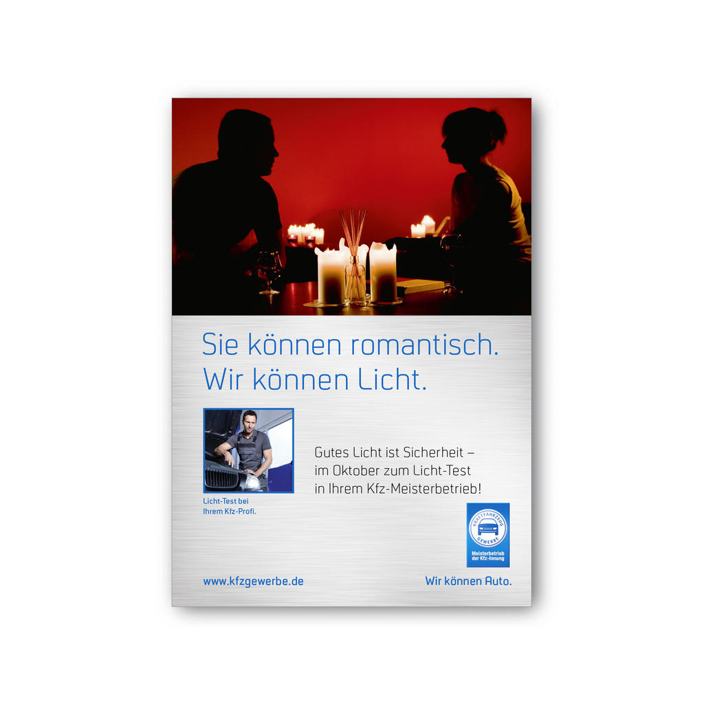 Anzeige „Sie können romantisch.“ zum Downloaden