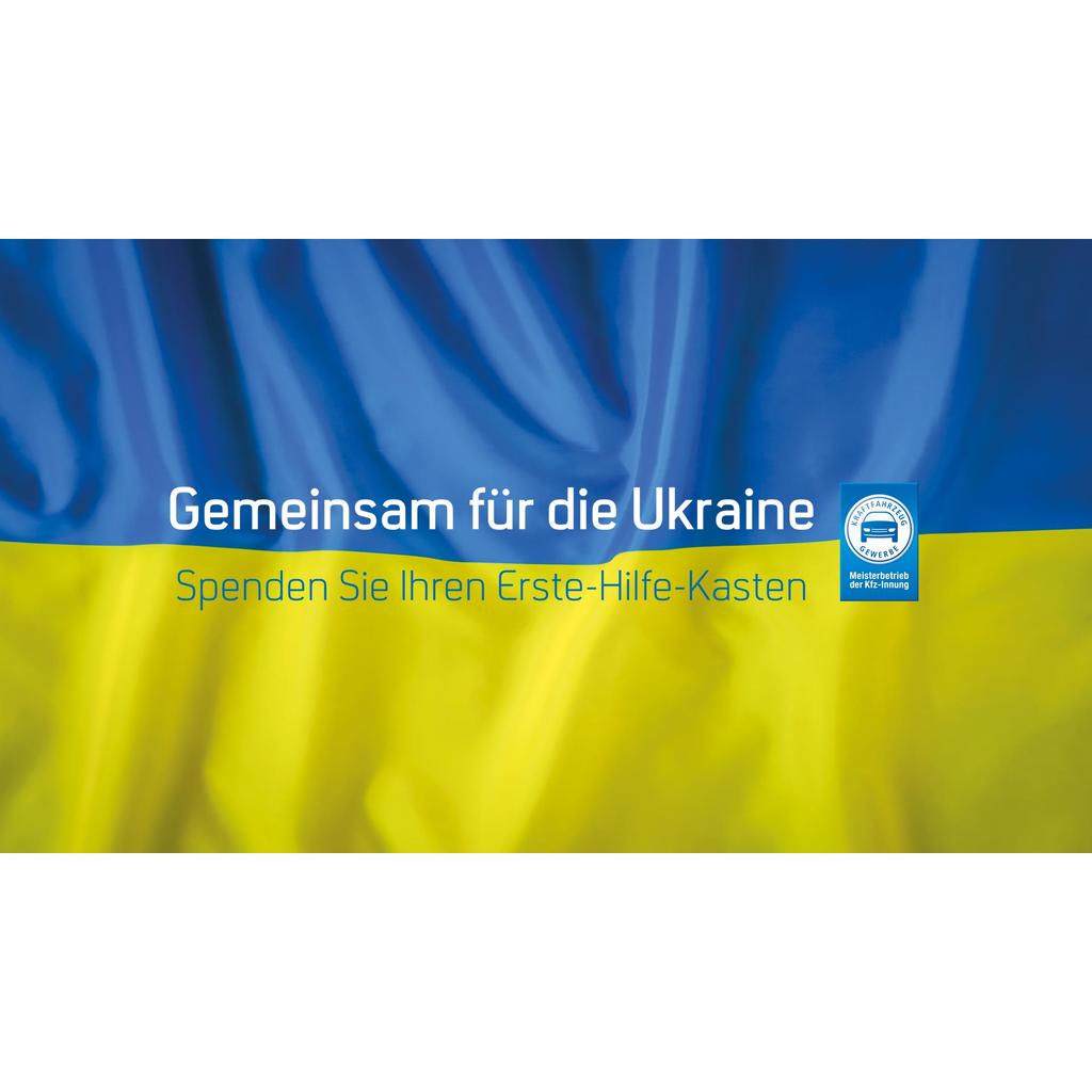 Banner „Gemeinsam für die Ukraine“ zum Downloaden