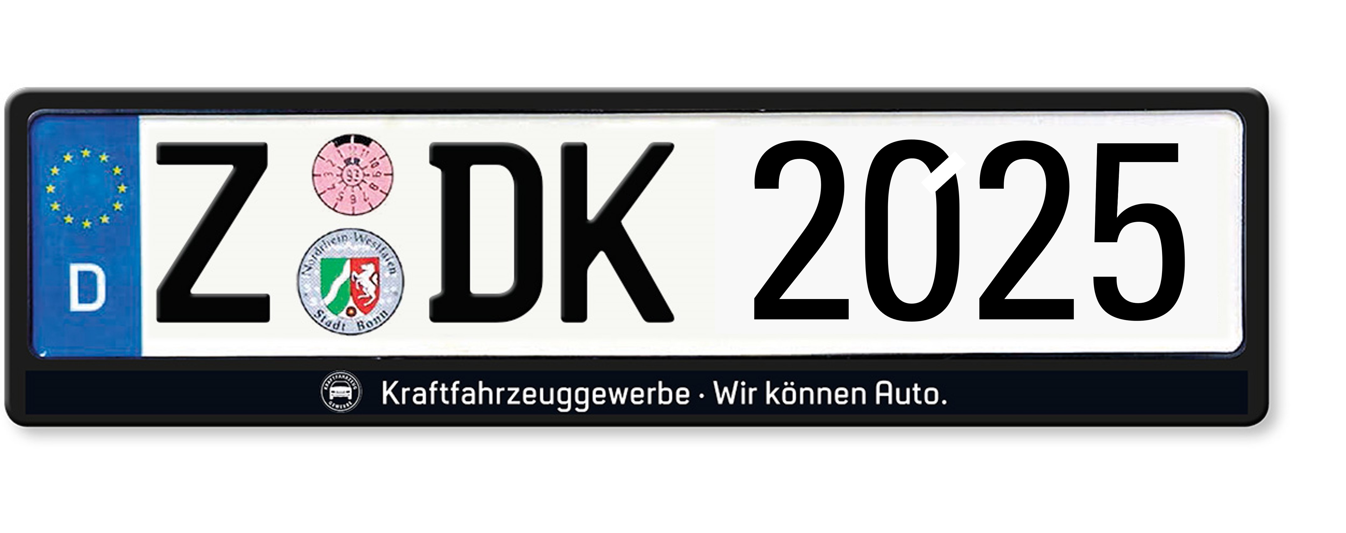 Kennzeichenverstärker „Kfz-Gewerbe"