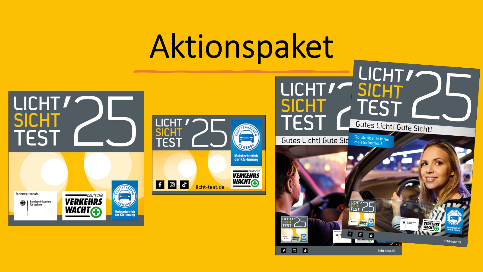 Aktionspaket „Licht-Sicht-Test 2025"