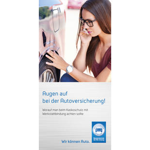 Flyer Versicherung „Augen auf bei der Autoversicherung!“