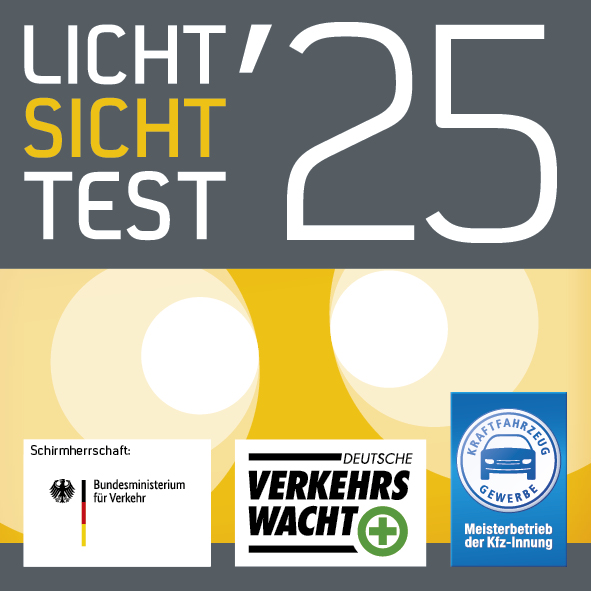 Plakette „Licht-Sicht-Test 2025" (100 Stück)